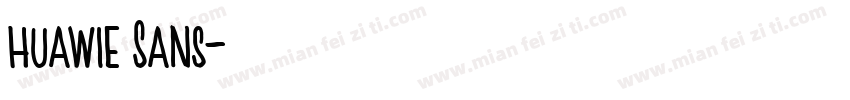 huawie Sans字体转换